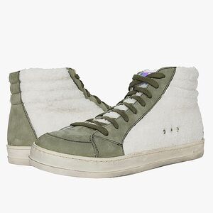 P448 Skate Wad Hi Top Sherpa Fur Sneaker Shoe